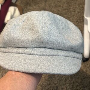 Gray Newsboy Cap